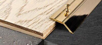 Profil de trecere din alama niveluri diferite Prolevall 358 Progress Profiles | alama lustruita extrudata, autoadeziv sau perforat