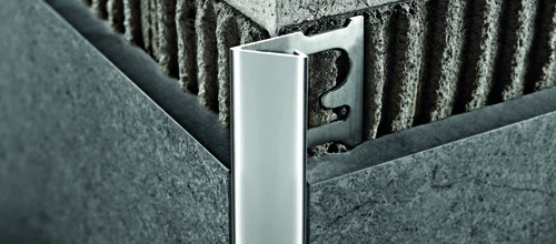 Coltar triunghiular faianta Projolly Triangle Progress Profiles | alama si inox | bara 2,7 m Coltar triunghiular faianta Projolly Triangle Progress Profiles | alama si inox | bara 2,7 m
