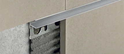 Profil listelo canal F Prolistel Channel Progress Profiles | aluminiu Stone Line si finisaje metalice | bara 2,7 m
