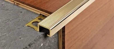 Profil treapta elegant Probrastep Progress Profiles | alama si aluminiu anodizat | bara 2,7 m