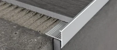 Profil treapta Protermstep Progress Profiles | inox si aluminiu | bara 2,7 m