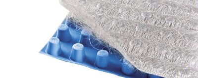 Membrana de drenaj pentru terasa Prodrain 10 Progress Profiles | HDPE cu relief, drenaj sub placare