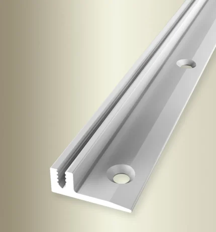 Profil de baza PPS Kuberit 484 | profil suport 22 x 6 mm cu banda adeziva – bara 2,7 m