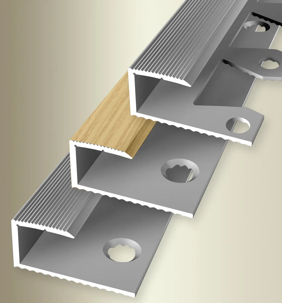 Profil bordurare mocheta Küberit 212 | margine pentru mocheta 9-10 mm, aluminiu – bare 0,9 / 2,7 m Profil bordurare mocheta Küberit 212 | margine pentru mocheta 9-10 mm, aluminiu – bare 0,9 / 2,7 m