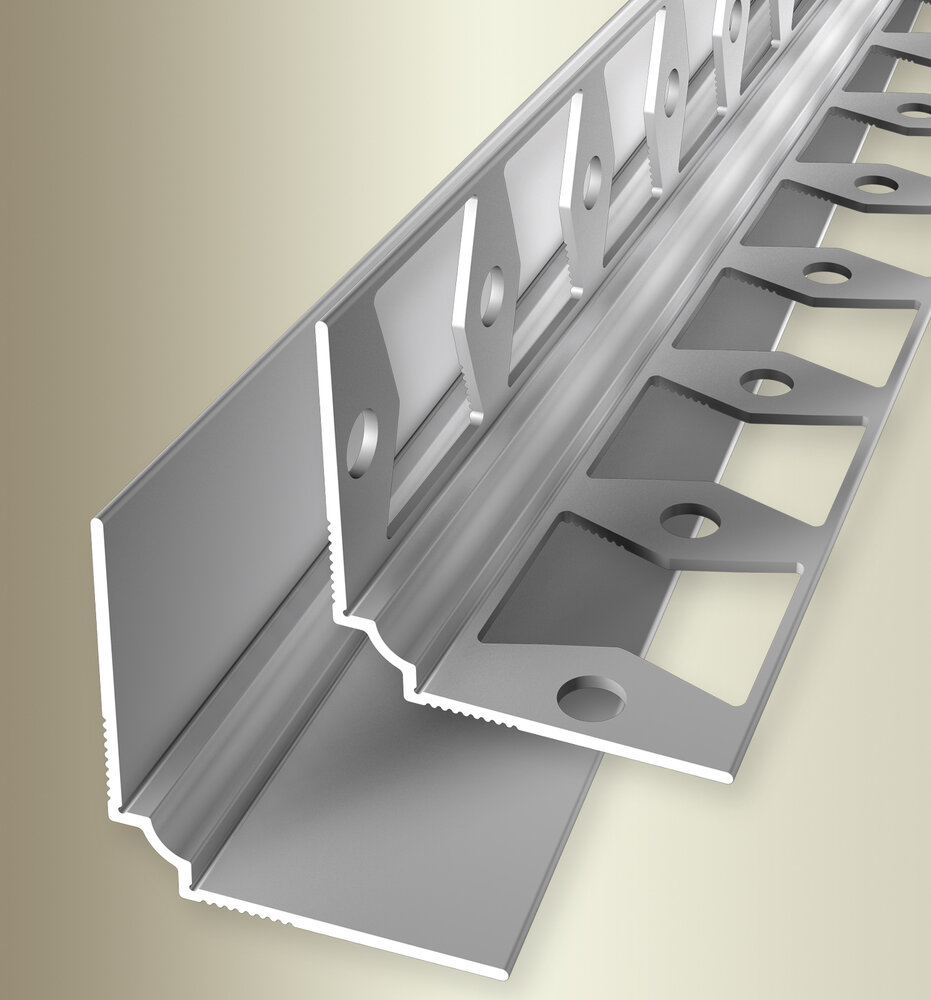 Profil de colt interior pentru tapet Küberit 160 | profil de perete cu scafa concava, cu talpa perforata sau negaurit – bara 2,70 m Profil de colt interior pentru tapet Küberit 160 | profil de perete cu scafa concava, cu talpa perforata sau negaurit – bara 2,70 m