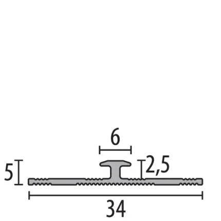Profil curbabil Küberit 363 | profil flexibil 5 x 5 mm pentru contururi, si varianta EB – bara 2,7 m