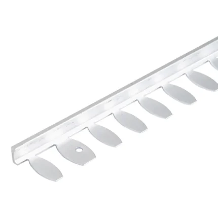 Profil curbabil arcada Trimtec TR Profilitec | muchie inox pentru arcade, goluri boltite si nise rotunde – bara 2,7 m
