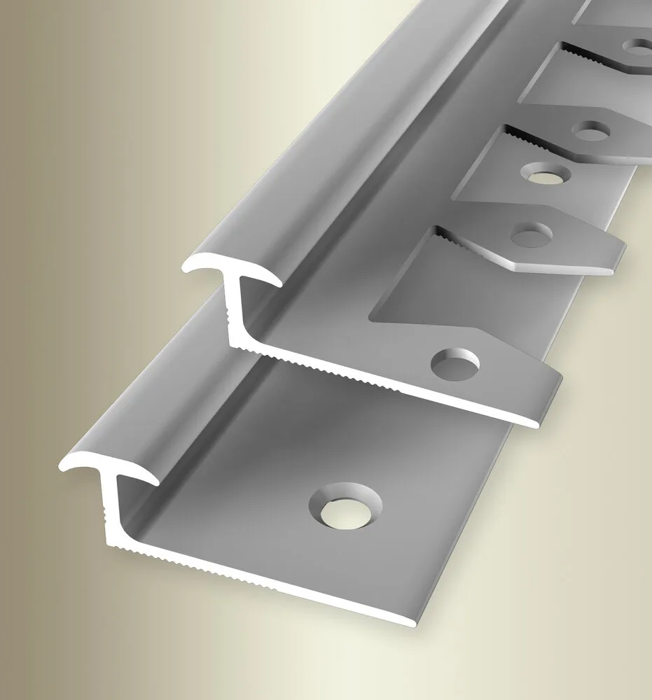 Profil dublu de insertie Küberit 345 | profil 8 x 8 mm pentru doua finisaje, si varianta curbabila EB – bara 3 m Profil dublu de insertie Küberit 345 | profil 8 x 8 mm pentru doua finisaje, si varianta curbabila EB – bara 3 m