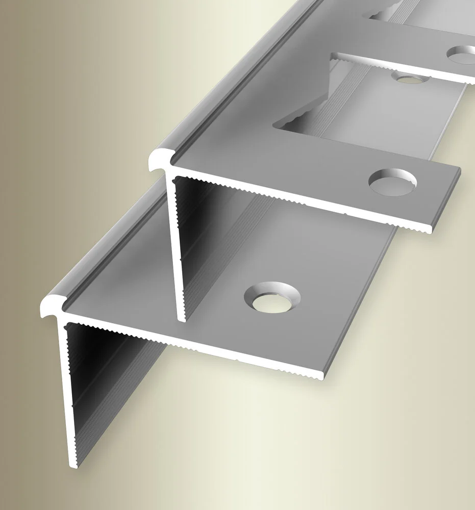 Profil treapta robust aluminiu Küberit 871 | protectie muchie trepte 45×23 mm Profil treapta robust aluminiu Küberit 871 | protectie muchie trepte 45×23 mm