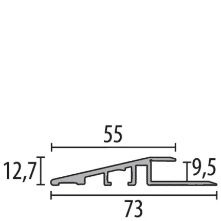 Sectiune cotata profil Kuberit 262