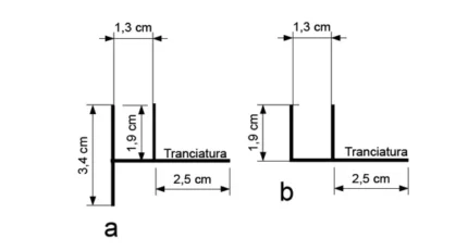 Profil sticla dus negru Proshower Profile Glass Progress - sectiune cotata Progress Profiles