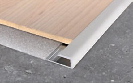 Profil terminatie parchet si LVT Terminal Progress Profiles | aluminiu decor lemn | disponibil si in varianta curbabila