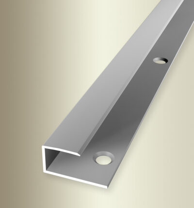 Profil de terminatie pardoseala Küberit 010 | bagheta de margine 11 x 11 mm pentru mocheta, vinil si LVT de 7-8,5 mm, aluminiu eloxat – bara 2,70 m