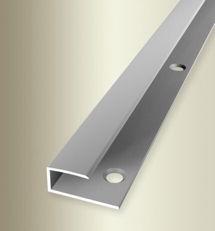 Profil de terminatie pardoseala Küberit 011 | bagheta de margine 10 x 10 mm pentru mocheta, vinil si LVT de 6-7 mm, aluminiu eloxat – bara 2,70 m