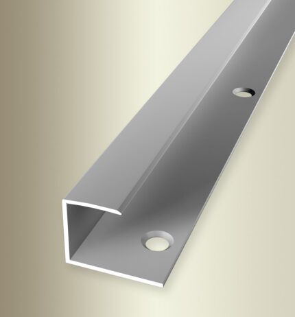 Profil de terminatie pardoseala Küberit 015 | bagheta de margine 18 x 18 mm pentru parchet, laminat si mocheta de 14-15,5 mm, aluminiu eloxat – bara 2,70 m