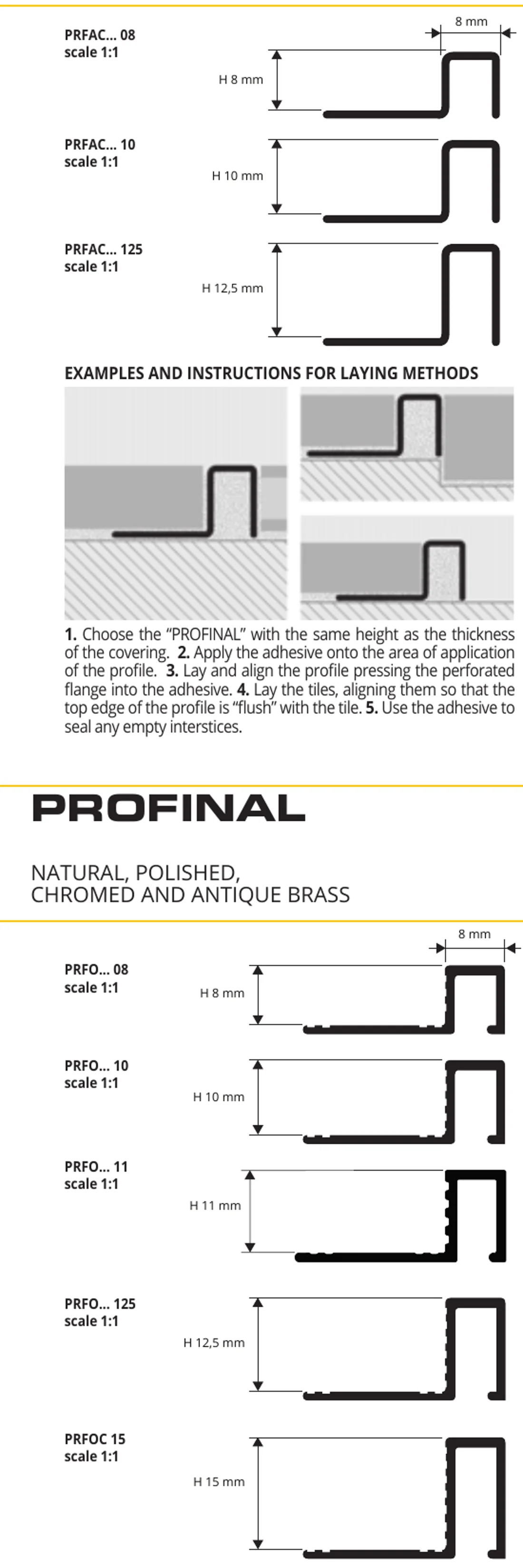 Profil terminatie Profinal Progress Profiles | aluminiu natur si anodizat | bara 2,7 m | disponibil si in varianta curbabila profil terminatie profinal progress schita - Profil terminatie Profinal Progress Profiles | aluminiu natur si anodizat | bara 2,7 m | disponibil si in varianta curbabila