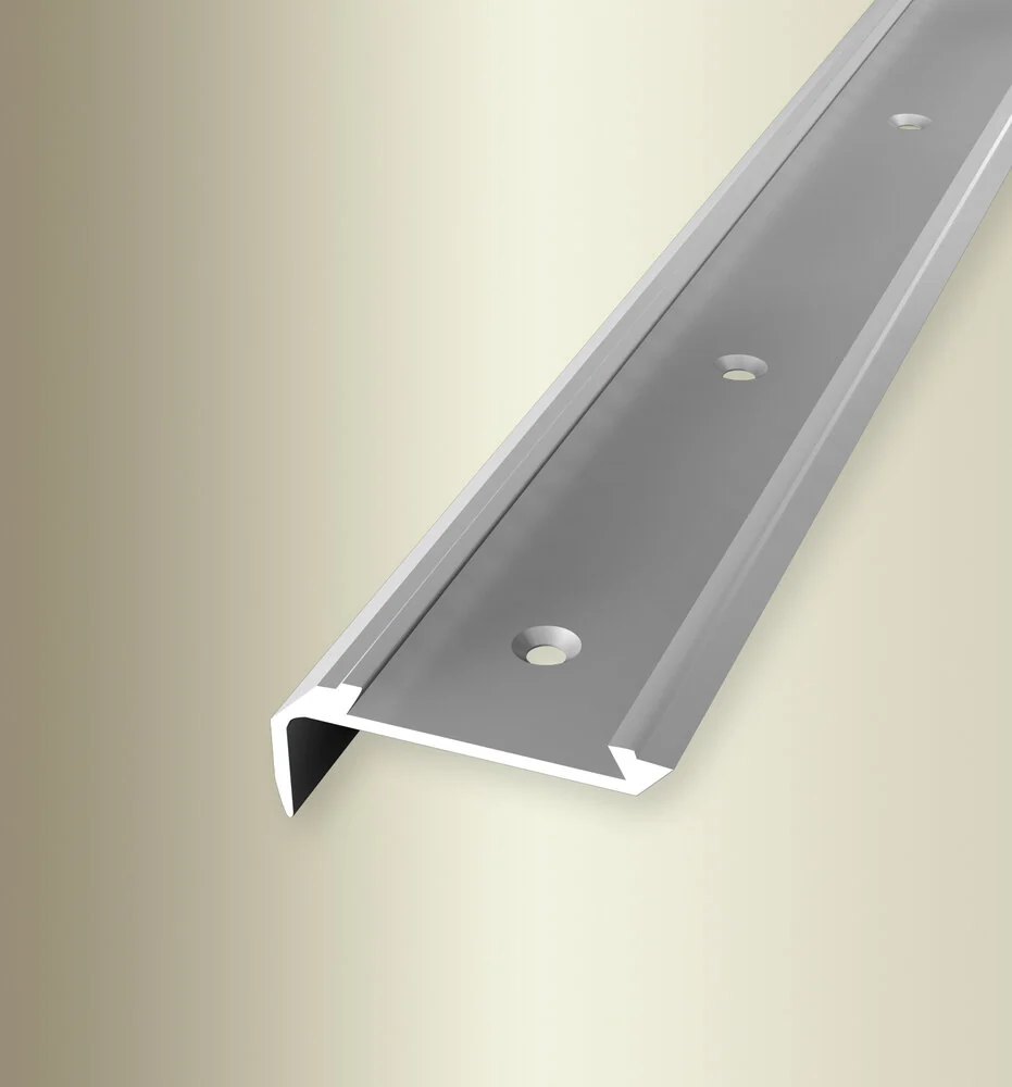 Profil treapta aluminiu Küberit 701 | protectie muchie trepte, 2,5 si 5 m Profil treapta aluminiu Küberit 701 | protectie muchie trepte, 2,5 si 5 m