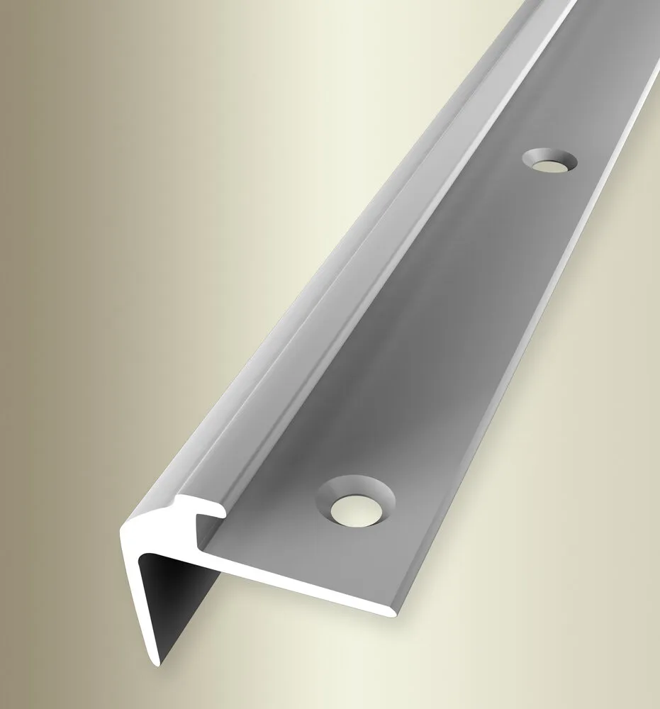 Profil treapta decorativ Küberit 850 | nas Deko 23 mm — inox optic, lucios, argintiu, auriu, alama – bare 2,5 / 5 m Profil treapta decorativ Küberit 850 | nas Deko 23 mm — inox optic, lucios, argintiu, auriu, alama – bare 2,5 / 5 m