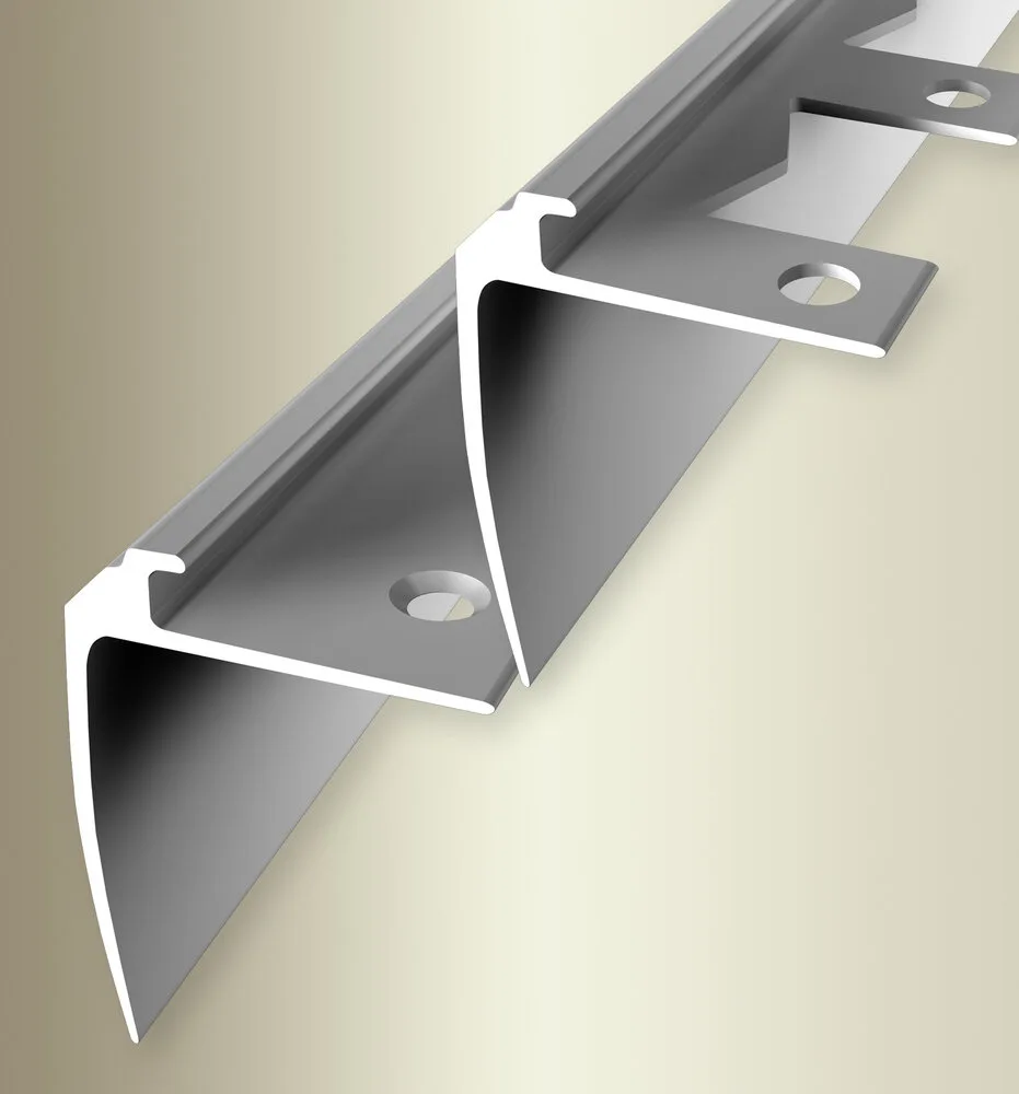 Profil treapta decorativ Küberit 852 | nas Deko lat 46 mm, cu varianta curbabila EB – bare 2,5 / 5 m Profil treapta decorativ Küberit 852 | nas Deko lat 46 mm, cu varianta curbabila EB – bare 2,5 / 5 m