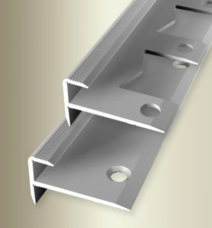Profil treapta Küberit 808 | nas de treapta aluminiu, sistem SBS – bara 1 m si 2,5 m