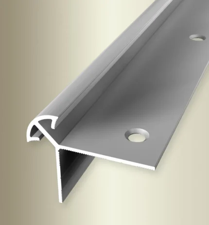 Profil treapta Küberit 876 | nas 33 x 33 mm, si negru RAL 9005 – bare 2,5 / 5 m