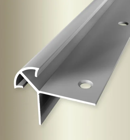 Profil treapta lat Küberit 879 | nas 50 x 40 mm, si negru RAL 9005 – bare 2,5 / 5 m
