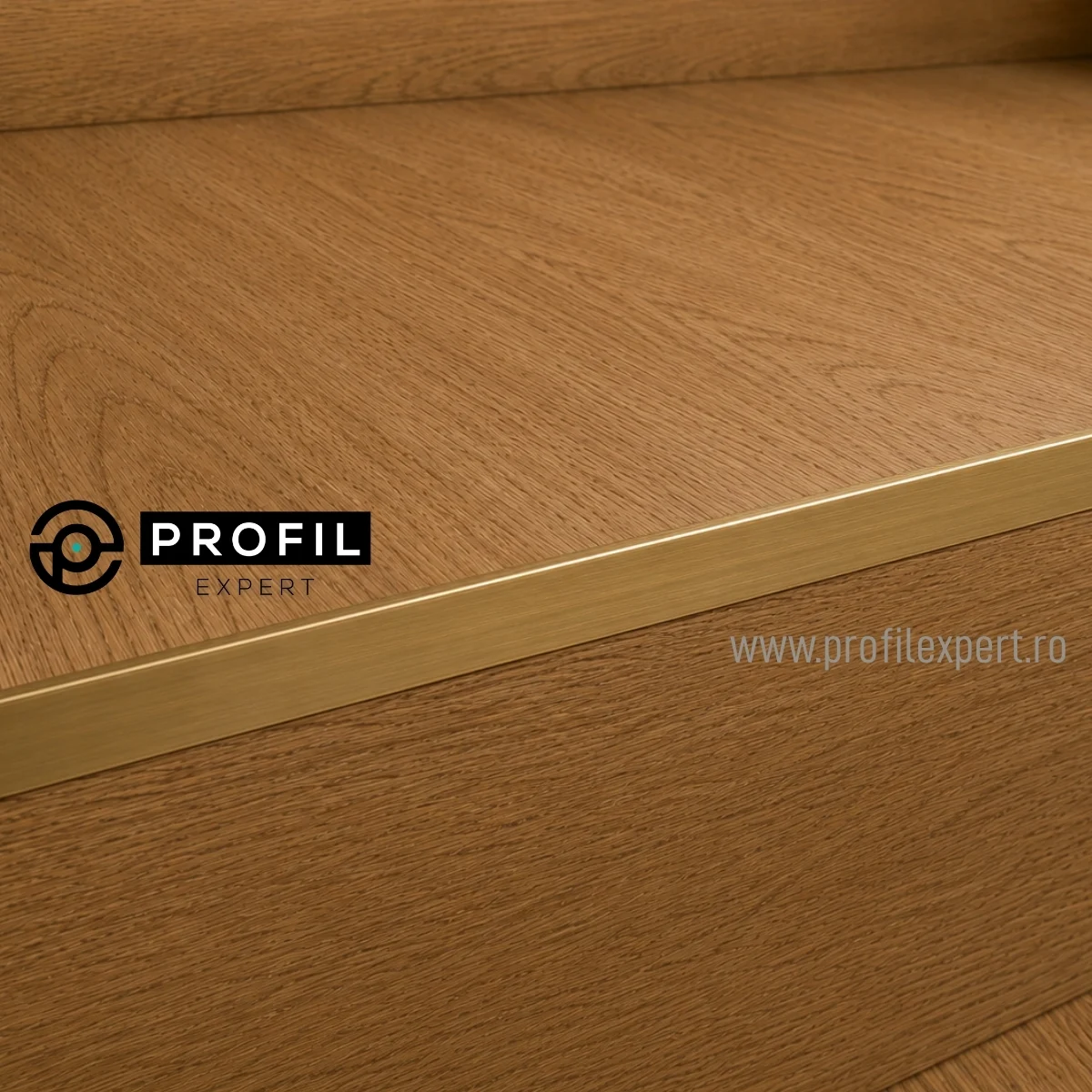 Profil treapta parchet din alama Trimtec TR Profilitec | profil de treapta minimalist pentru parchet lemn si SPC – alama mata, 14 inaltimi 2–30 mm, bara 2,7 m Profil treapta parchet din alama Trimtec TR Profilitec | profil de treapta minimalist pentru parchet lemn si SPC – alama mata, 14 inaltimi 2–30 mm, bara 2,7 m