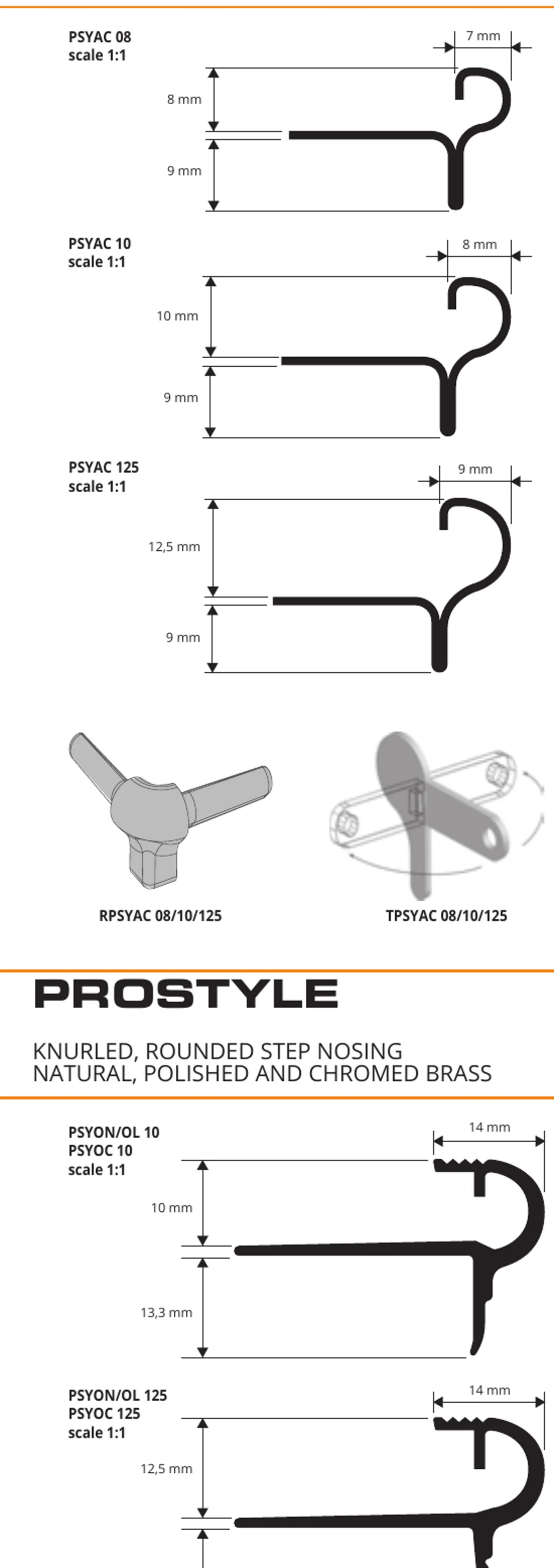 Profil treapta Prostyle Progress Profiles | inox si aluminiu, si pentru placi subtiri KL | bara 2,7 m profil treapta prostyle progress schita - Profil treapta Prostyle Progress Profiles | inox si aluminiu, si pentru placi subtiri KL | bara 2,7 m