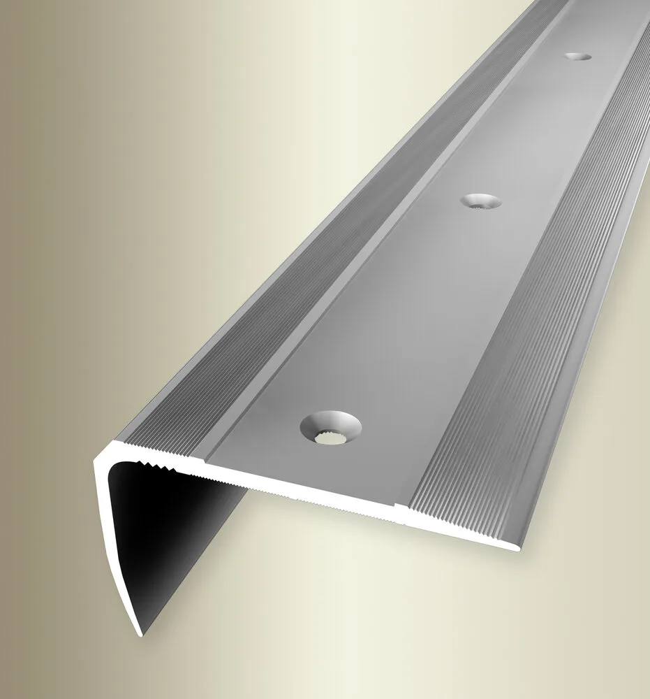 Profil treapta renovare Küberit 712 Super-Reno-TK | nas 29 mm peste treapta veche, cu insert PVC – bare 2,5 / 5 m Profil treapta renovare Küberit 712 Super-Reno-TK | nas 29 mm peste treapta veche, cu insert PVC – bare 2,5 / 5 m
