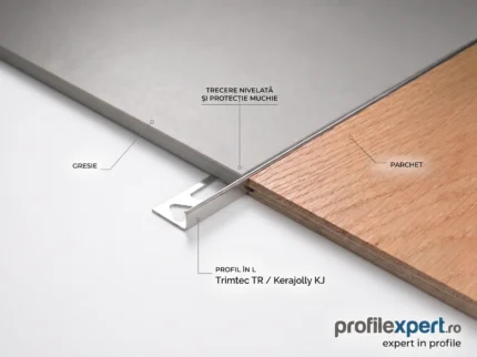 profil trecere gresie parchet l trimtec tr kerajolly kj 430x322 - Importator Profile Premium | Coltare, Treceri, Plinte, Picuratoare, Profile Decor, Shadow Gap, PROFILITEC, Progress Profiles, Profilpas Mapei, Kuberit | Profil Expert