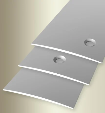 Profil trecere semirotund aluminiu Küberit 465 | banda 40 mm bombata, fixare cu surub