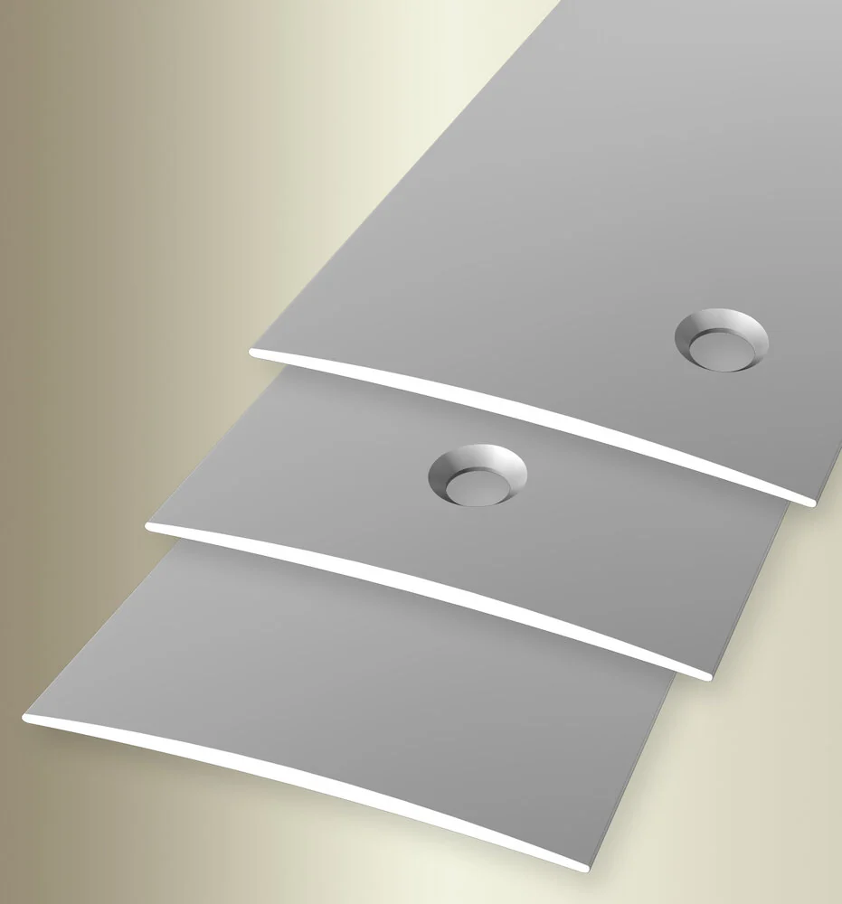 Profil trecere semirotund aluminiu Küberit 465 | banda 40 mm bombata Profil trecere semirotund aluminiu Küberit 465 | banda 40 mm bombata