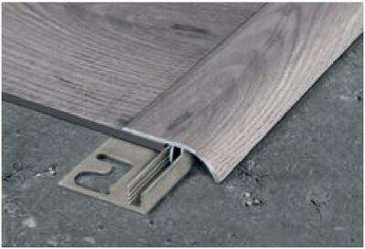 Profil trecere slim LVT Zero Curve LVT Progress Profiles | L 26-32 mm, curbabil, decor lemn