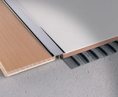 Profil trecere T negru mat gresie si parchet Covertec SP Profilitec | 9, 14 si 20 mm | bara 2,7 m