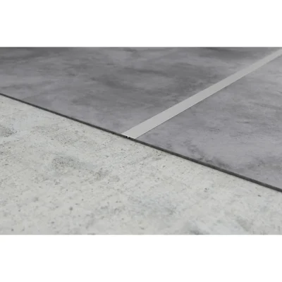 Miniprofil trecere vinil autoadeziv Minileiste UL25X2 | tranzitie plata intre pardoseli de vinil 2-5 mm, acopera rosturi de 2-10 mm, lipire cu banda, 6 finisaje – bara 2 m