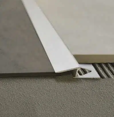 Profil trecere prag de nivel gresie-LVT Zerotec ZR60 Profilitec | vizibil 20 mm, aluminiu, hoteluri si restaurante – bara 2,7 m