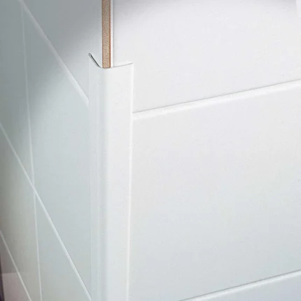 Coltar protectie autoadeziv rotunjit Roundcorner RO Profilitec | aripi 25-50 mm, inox, alama sau aluminiu color – mascheaza colturi ciobite, bara 2,7 m
