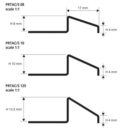 Profil mocheta Procarpet Progress Profiles | inox si aluminiu | bara 2,7 m