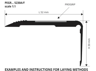 Banda antiderapanta trepte Progrip Progress Profiles | rola 18,2 m, culori