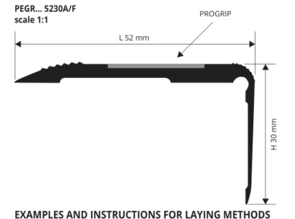 Banda antiderapanta trepte Progrip Progress Profiles | rola 18,2 m, culori