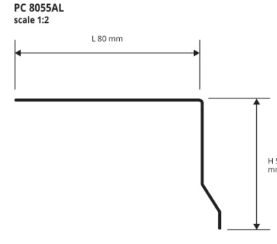 Picurator terasa Proterrace PC Progress Profiles | bara 2,7 m