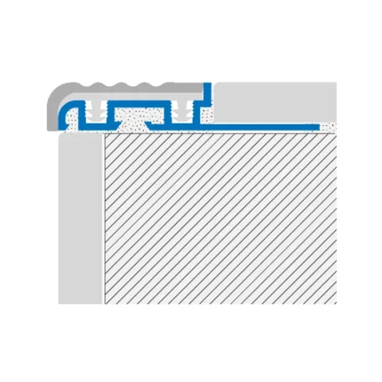 Schita de montaj Profil treapta antiderapant Stairtec FSF Profilitec - desen tehnic producator