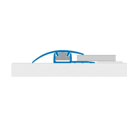 Schita de montaj Sistem profile LVT SPC Multiclip Profilitec - desen tehnic producator