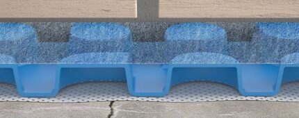 PRODESO® DRAIN 5 | membrana terasa 3 straturi | rola 20 mp | PROGRESS PROFILE