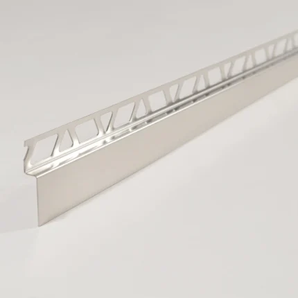 Profil conic compensare panta dus la perete Showertec STKR Profilitec | inox periat sau negru periat, pentru gresie de 8-12,5 mm, versiuni dreapta-stanga