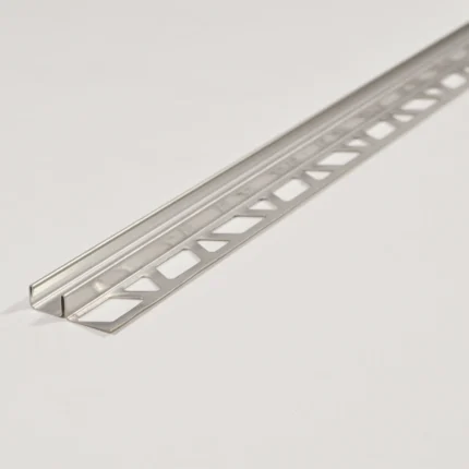 Profil fixare sticla dus walk-in Showertec STKV Profilitec | montaj ascuns in pardoseala sau perete, inox periat, negru sau aluminiu – drept si colt