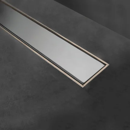 Rama si capac rigola dus Showertec STL-C Profilitec | metalic in 16 finisaje sau placabil CT / CTF cu inox AISI 316 – L 600-1200 mm