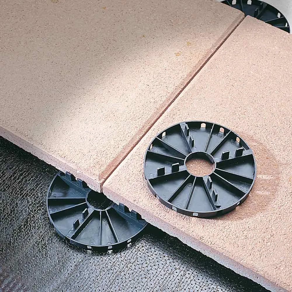 Suporti ficsi placi flotante Support 80 Profilitec | polipropilena, H 3-20 mm, direct pe hidroizolatie – seturi pentru terase si balcoane Suporti ficsi placi flotante Support 80 Profilitec | polipropilena, H 3-20 mm, direct pe hidroizolatie – seturi pentru terase si balcoane